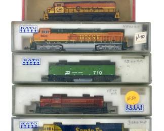 5pc Kato & Con-Cor N-Scale Locomotive Set