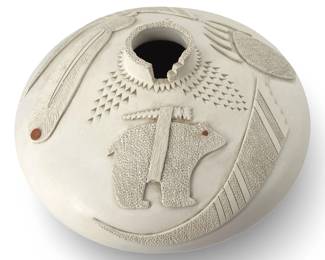Native American Signed Garcia Ceramic Pottery