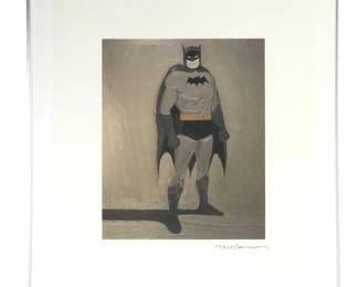 Mel Ramos Batman Offset Lithograph W/COA