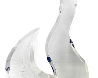 Signed John J. Miller Artistic Lucite Structures