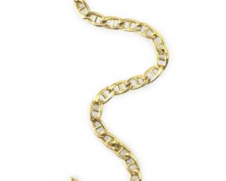 18KT Yellow Gold Mariner Link Bracelet