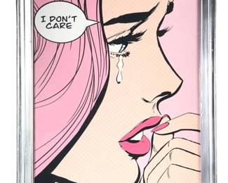 Roy Lichtenstein Crying Woman I Don’t Care Seri