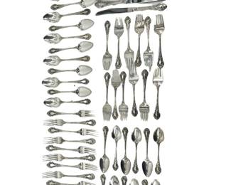 60pc Sterling Steiff Royal Dynasty Flatware