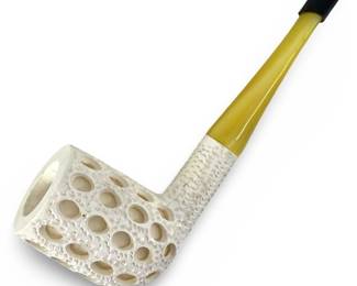 Hand Carved Meerschaum Estate Pipe