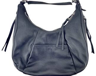 Aimee Kestenberg Black Pebbled Leather Purse
