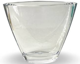Tiffany & Co. Modern Delta SkyMiles Crystal Vase
