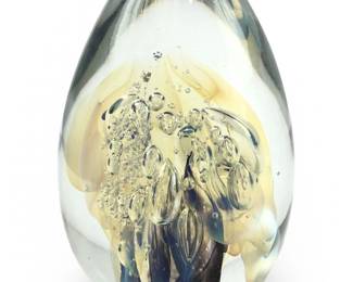 Robert Eickholt ESV3 2003 Glass Egg Paperweight