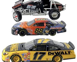 Batman, DeWalt & Eldora Sprint 1:24 Die-Cast Cars