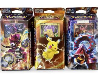3 Boxed Pokémon Theme Decks