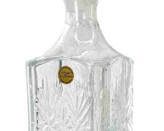 Cristal de France Decanter with Stopper