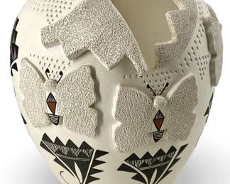 Signed Pedro Southwestern Ceramic Pottery