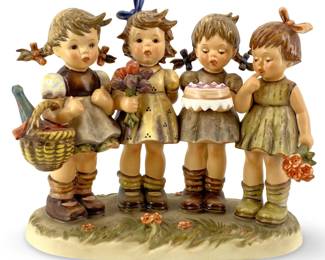 Large Hummel Porcelain “We Wish You the Best"