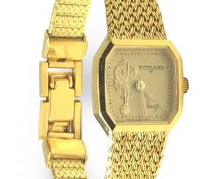 Vintage Wittnauer Gold Tone Ladies Wristwatch