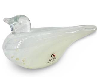 Handblown Glass Nuvo Bird Sculpture