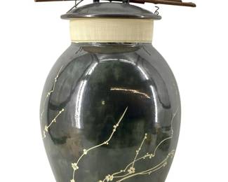 Signed Japanese Sandi Dihl Pottery Vase