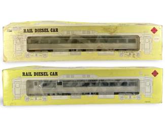 2pc 1:29 Scale Aristo-Craft Rail Diesel Cars