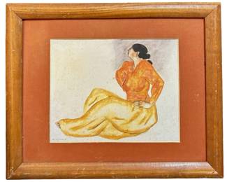 R.C. Gorman “Proud Lady" Print