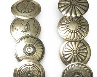 Sterling Silver Native American Concho Watch Bands