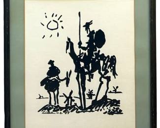 Vintage Picasso “Don Quixote" Lithograph
