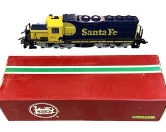 LGB Queen Mary Series Santa Fe Model Train Car