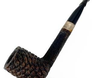 Sterling Banded Marked Briar Root Estate Pipe
