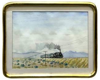 Signed Guillermo Garza Galindo Watercolor