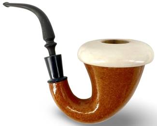 Gourd Calabash Meerschaum Estate Pipe