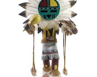 Iconic Signed C.Lee Sunface Kachina Doll