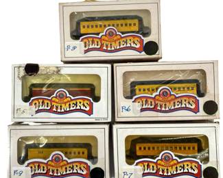 5pc Bachmann Old Timers N Scale Passenger Cars