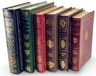 6pc Easton Press Leather Bound Book Collection