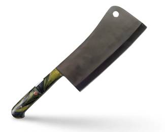 Custom Made Hand Forged Butchers Knife