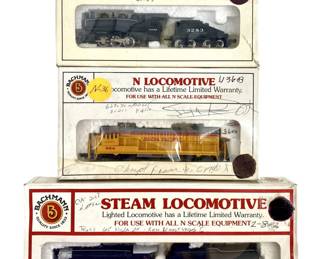 N-Scale Union Pacific & Steam Engines Locomotives