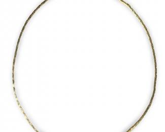 14KT Yellow Gold Triangle Herringbone Bracelet