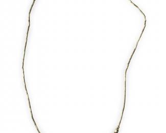 Liquid Silver Turquoise Coral Choker Necklace