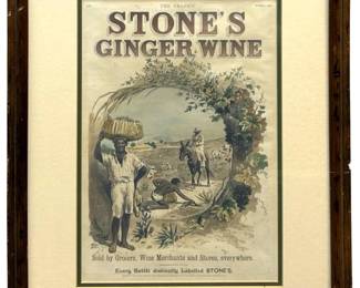 Antique Stone’s Ginger Wine Advertisement