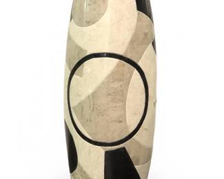 Outstanding Large Modern Mosaic Stone Vase