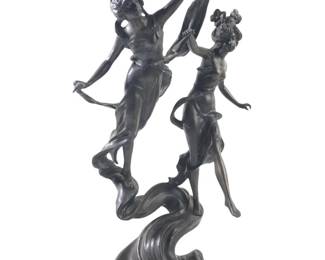 Auguste Moreau La Danse Des Nymphes Bronze