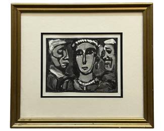 Georges Rouault “Les Visages" Lithograph