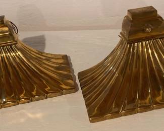 007 Art Deco Chapman Uplight Wall Sconces