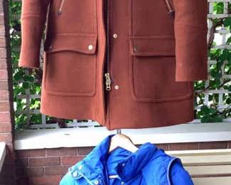 J. Crew Womens Size S Wool Stadium Jacket and Down Jacket