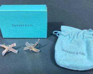 011 Tiffany Co Sterling Earrings