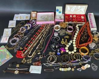 Necklaces, Bracelets, Earrings, And More Costume Jewelry