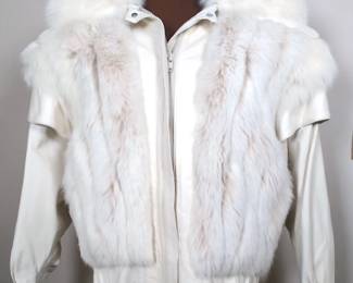 Fur And Leather Jacket Giorgio Sant Angelo