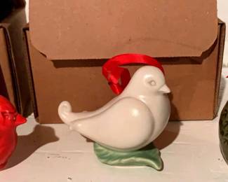 012 Rookwood Pottery Bird Ornaments
