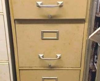 1221 - Metal File Cabinet - 52" x 18" x 29"