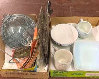 857 - 2 Trays of Assorted Items