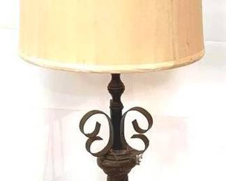 94 - Lamp - 37.5" Tall You are buying a used as-is electric/electronic item. We do not guarantee all components are present, and if it is not expressly stated, it is untested.