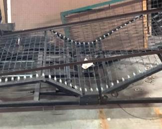 1007 - 3 Piece Metal Bed Frames - 43" x 65" x 32" You are buying a used as-is electric/electronic item. We do not guarantee all components are present, and if it is not expressly stated, it is untested.