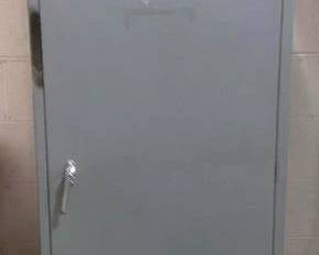 964 - Metal Cabinet - 78" x 24" x 18"