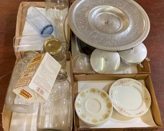 827 - 4 Trays of Assorted Items